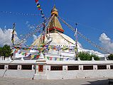 Kathmandu Boudhanath 09 Boudhanath Stupa From Kora Left